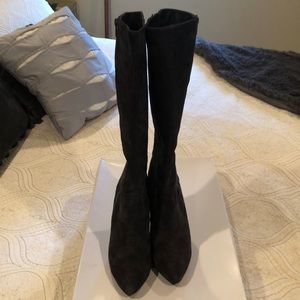 Steve Madden Joan Grey Suede Boots